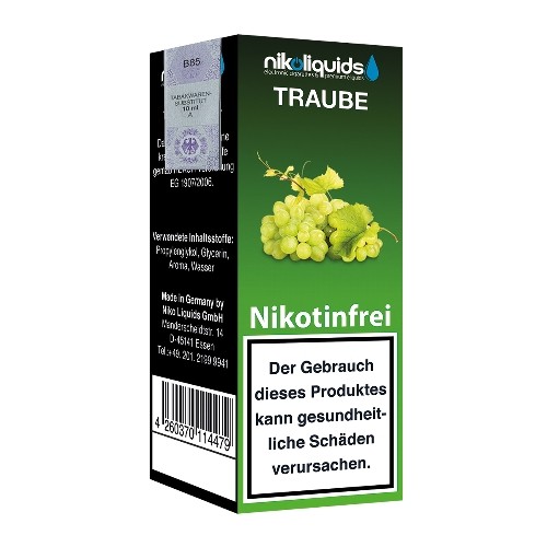 E-Liquid NIKOLIQUIDS Traube 0 mg