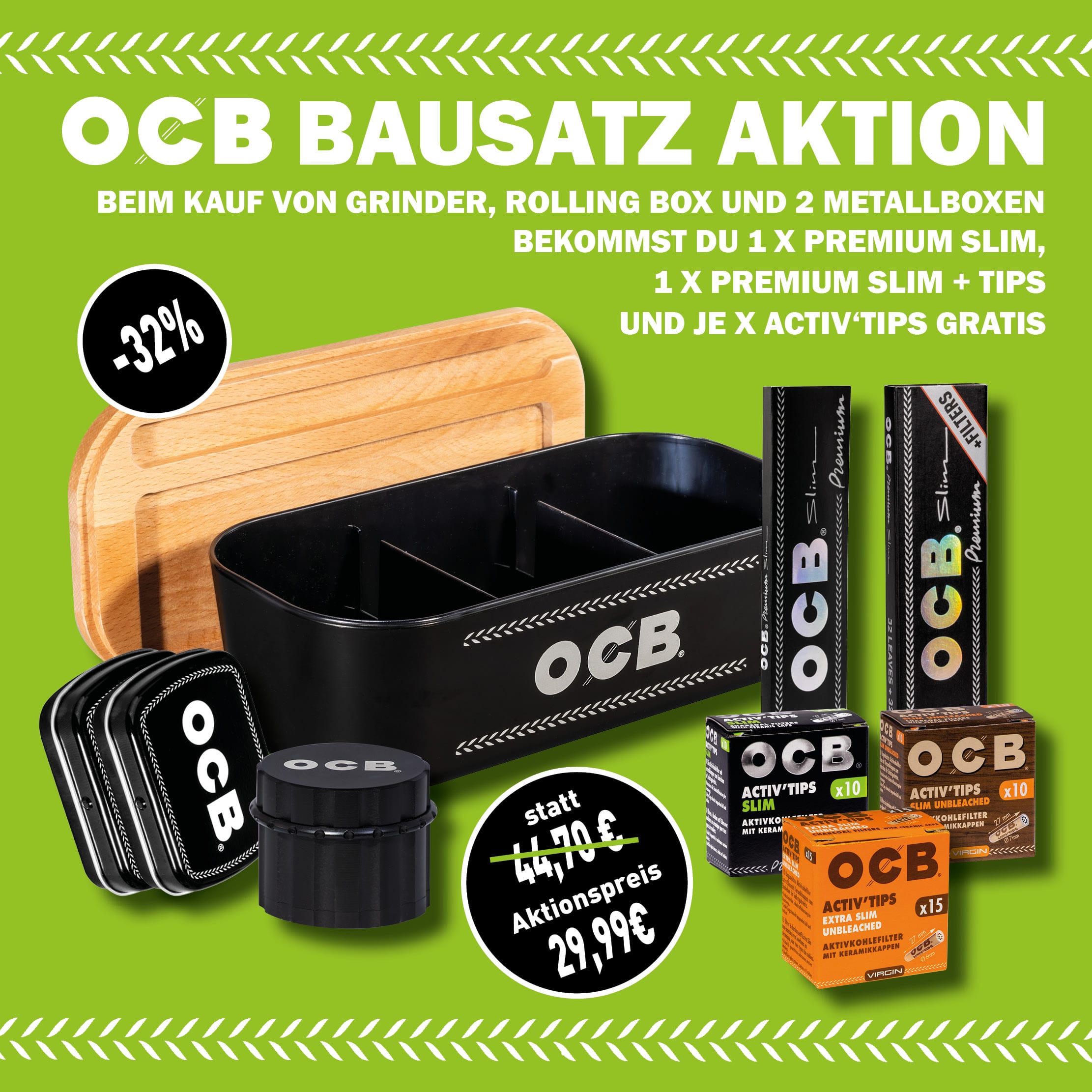 OCB Bausatz Aktion Online Kaufen Für nur 29,99 € TabakBörse24