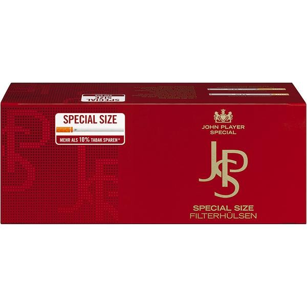 Zigarettenhülsen JPS Red Special Size 1.000 Stück