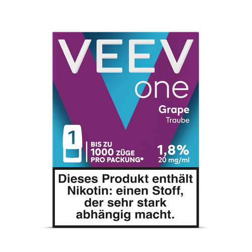 E-Shisha VEEV ONE PODS Grape 1er Pod