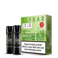 E-Liquidpod ELFBAR Elfa Menthol 20 mg 2 Pods