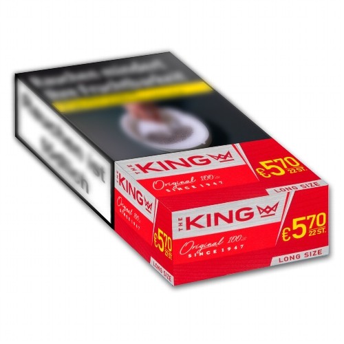 The KING Zigaretten Original Red 100's (10x20)