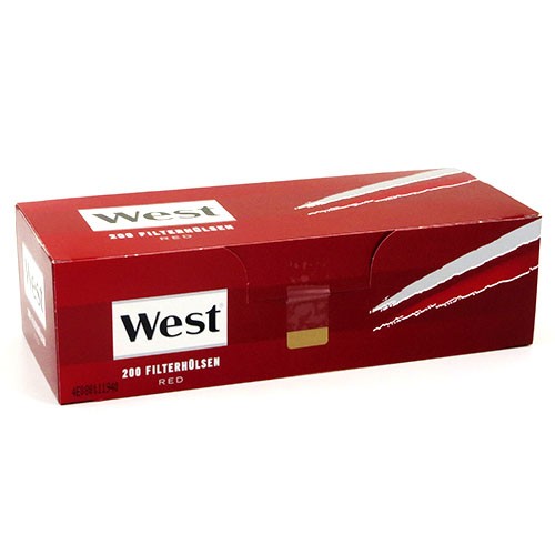 Zigarettenhülsen West Red King Size 200 Stück