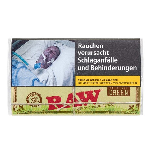 Zigarettentabak RAW Original Green Authentic Organic 30 Gramm
