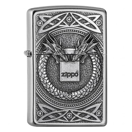 ZIPPO satiniert Dragons with Zippo 2007435