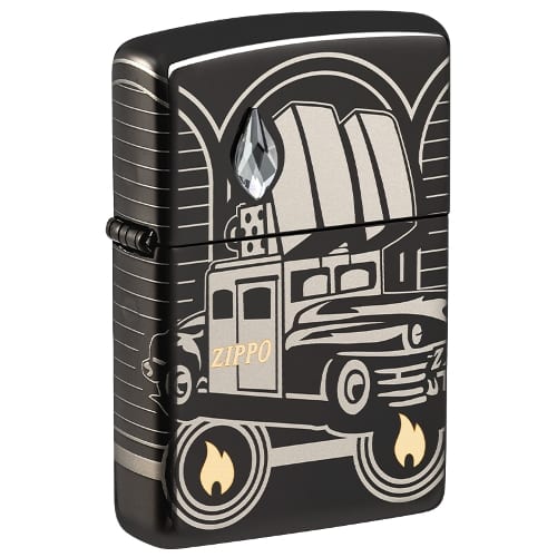 ZIPPO schwarz matt Car 75 Anniversary 60006634