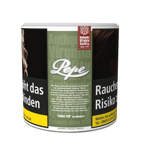 DOSE PEPE Zigarettentabak Rich Green 80 Gramm