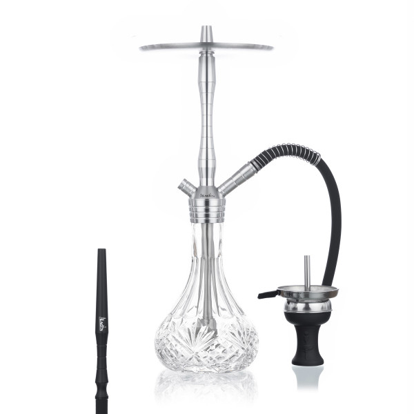 Shisha MVP470 Flower clear 47 cm hoch 1 Anschluss