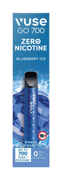 Einweg eZigarette Vuse GO Blueberry Ice 0mg bis zu 700 Puffs