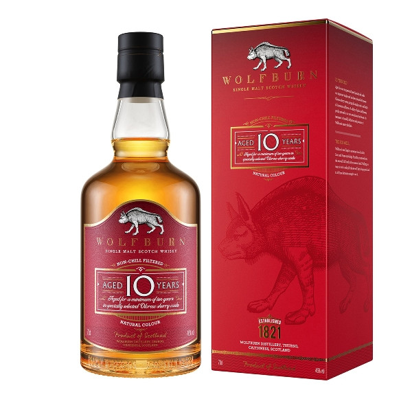 WOLFBURN 10 Jahre 46 % Vol.