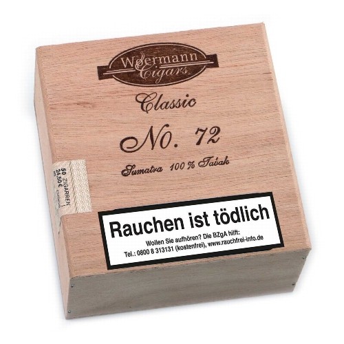 Classic No.72 Sumatra 50 Zigarillos