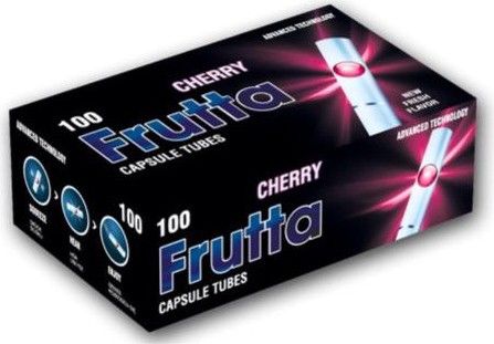 100 Stück Frutta Kapsel Cherry 84 mm Zigarettenhuelsen