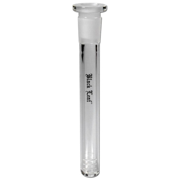 Steckchillum Glas BLACK LEAF Schlitzdiffusor 13cm lang Schliff 18,8mm