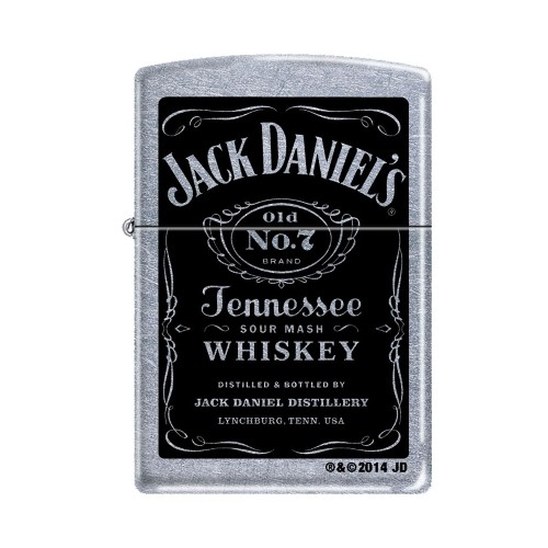 ZIPPO Street chrome Jack Daniel's Label 60001202