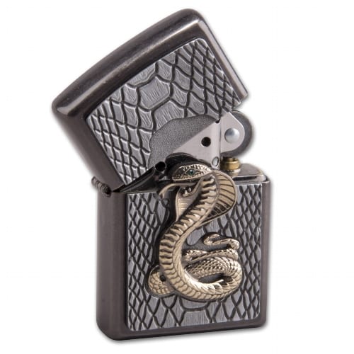 ZIPPO gray dusk Cobra Emblem 2005928