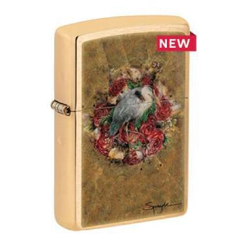 ZIPPO messing gebürstet Spazuk Design 60006379