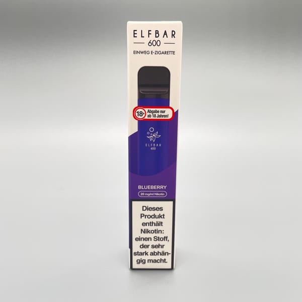 ELFBAR 600 BLUEBERRY 20mg bis zu 600 Puffs