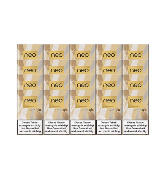 20 Schachteln neo™ Gold Tobacco