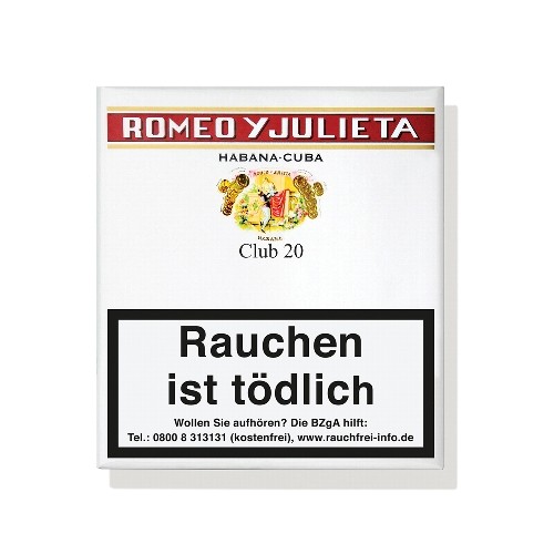 Romeo y Julieta Club 20 Zigarillos
