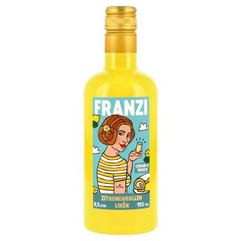 Likoer FRANZI Zitronenrollen Likör 15 % Vol. 500 ml