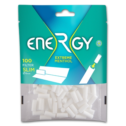 Energy Plus Menthol Filter Tips 10x100 Stück, Zigarettenfilter