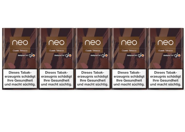 5 Schachteln neo™ Classic Tobacco