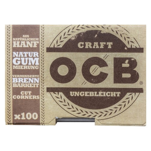 Zigarettenpapier OCB Craft Ungebleicht 1 x 100