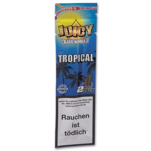 JUICY Zigarrenumblatt Tropical (Tropical Passion)