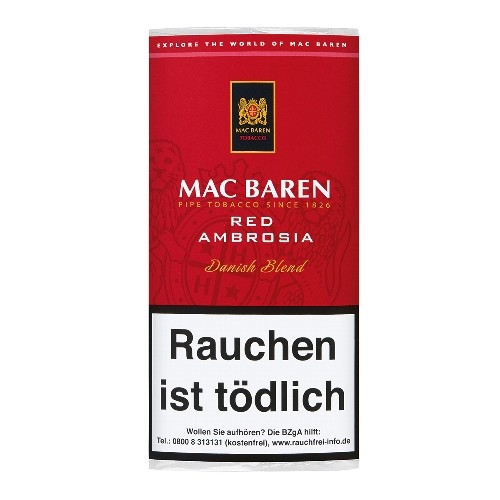 Pfeifentabak Mac Baren Red Ambrosia Danish Blend 50 Gramm