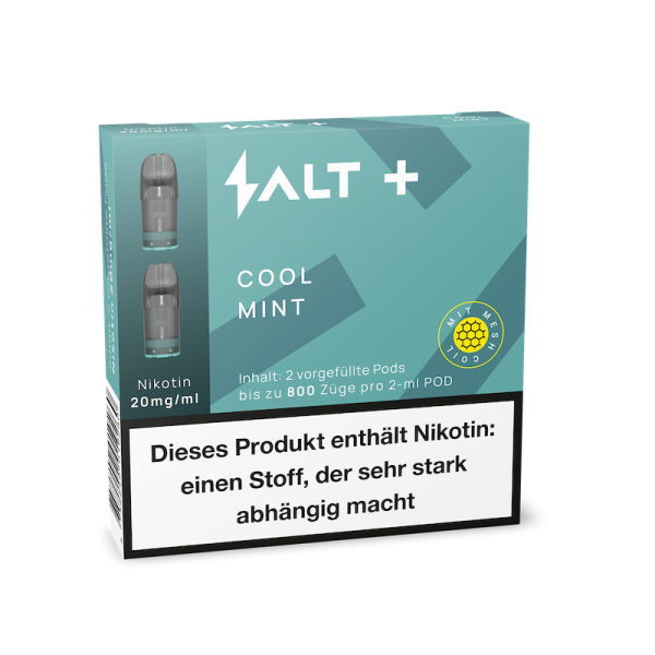 E-Liquidpod SALT Plus Pods x2 (1600 Puffs) – Cool Mint 20 mg