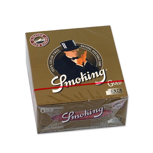 DISPLAY 50 Heftchen à 33 Blättchen Zigarettenpapier Smoking Slim King Size