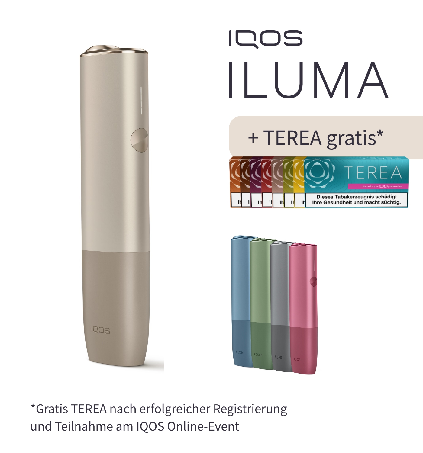 Terea for IQOS ILUMA Yellow - E-Zigaretten, Zigaretten Zubehör
