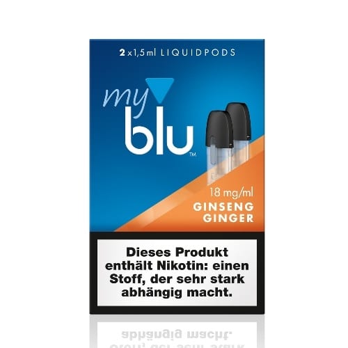 myblu Ginseng Ginger 2 x LIQUIDPOD mit 18 mg Nikotin