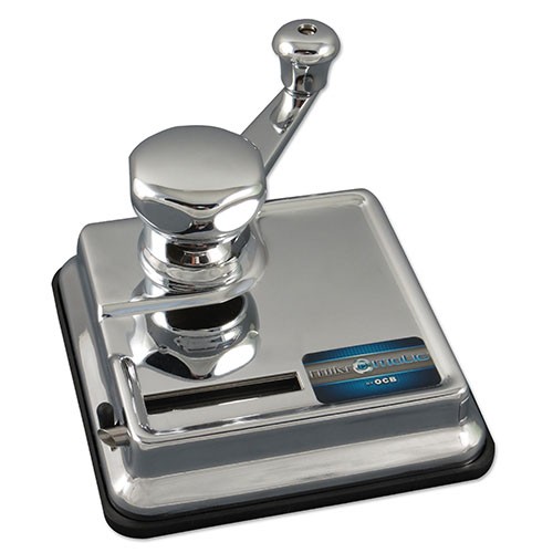B-Ware Zigarettenstopfmaschine OCB Mikromatic Duo mit Hebel aus Metall in silber glänzend