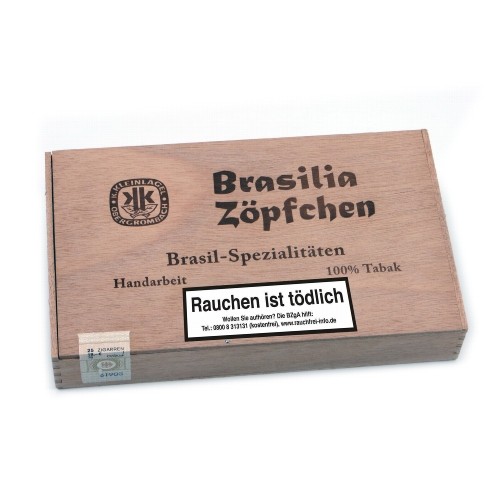 Brasilia Zöpfchen Brasil-Spezialitäten 25 Zigarren