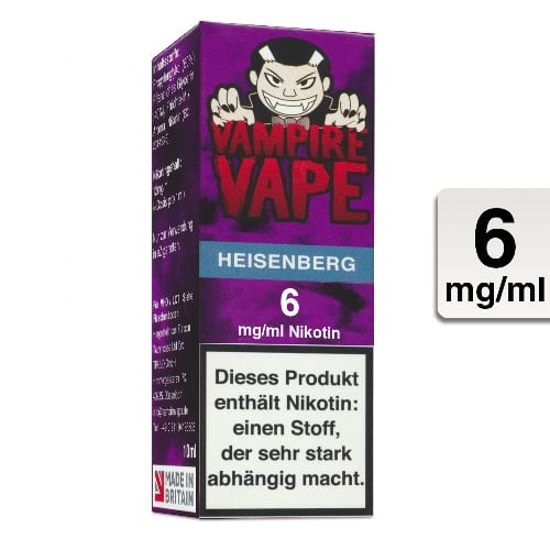 E-Liquid VAMPIRE VAPE Heisenberg 6 mg