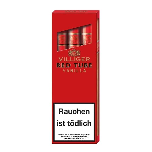 Villiger Red Tube Vanilla 3 Zigarren