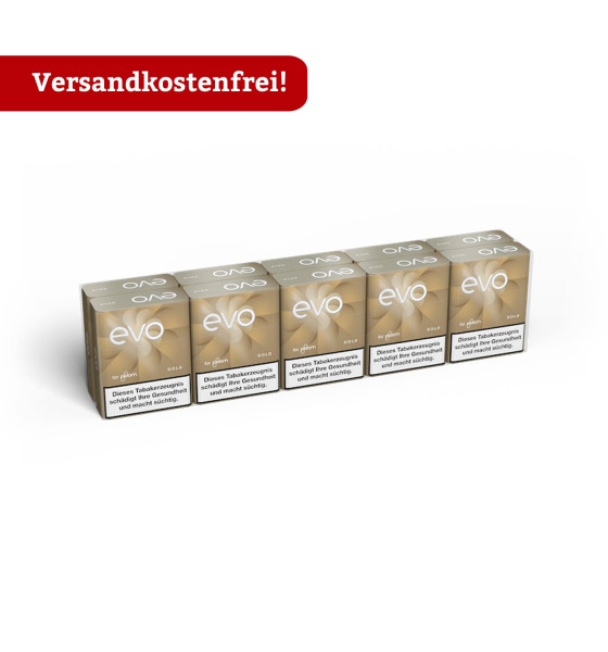 10 Schachteln EVO Gold