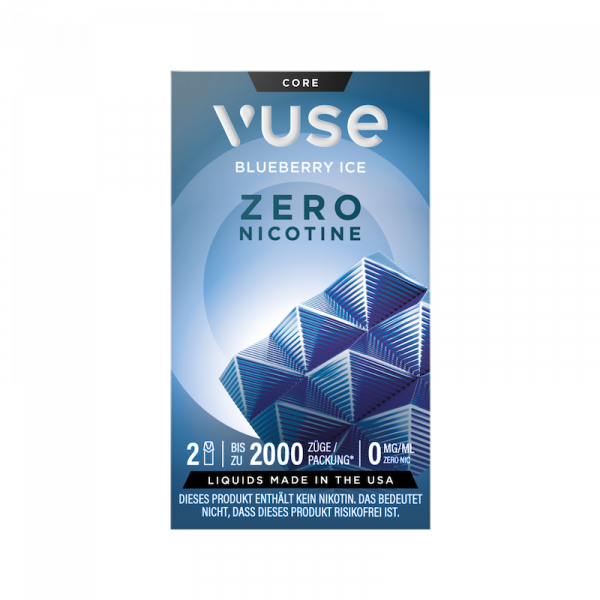 E-Kartusche Vuse Pods Blueberry ICE 0mg 2 Caps Zero Nikotin