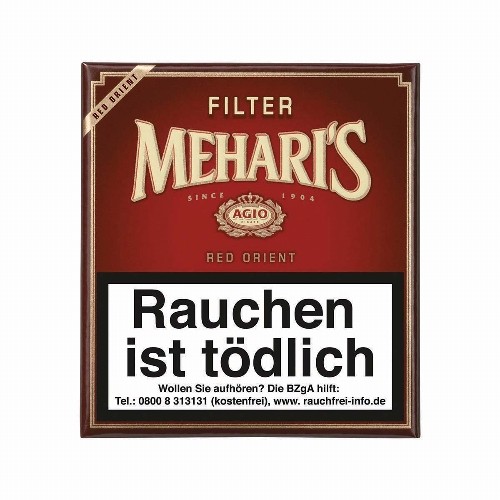 Agio Mehari's Filter Red Orient 20 Zigarillos