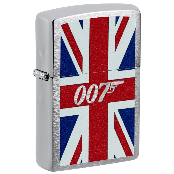 ZIPPO chrom gebrstet James Bond 007 60007546
