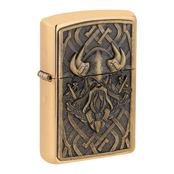 ZIPPO messing gebrstet Viking Emblem Limited Edition 2008143