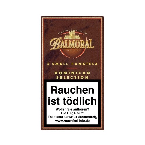 Balmoral Dominican Selection Small Panatela 5 Zigarren