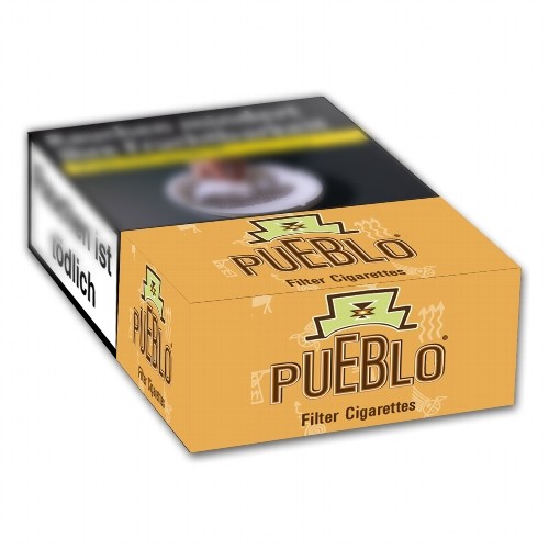 Pueblo Zigaretten Orange Filter ohne Zusatzstoffe (10x20)