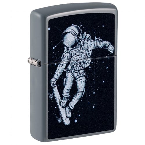 ZIPPO flat grey Skateboarding Astronaut 60006762