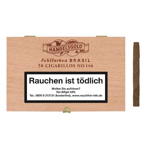Handelsgold Fehlfarben No.140 Brasil 50 Zigarillos