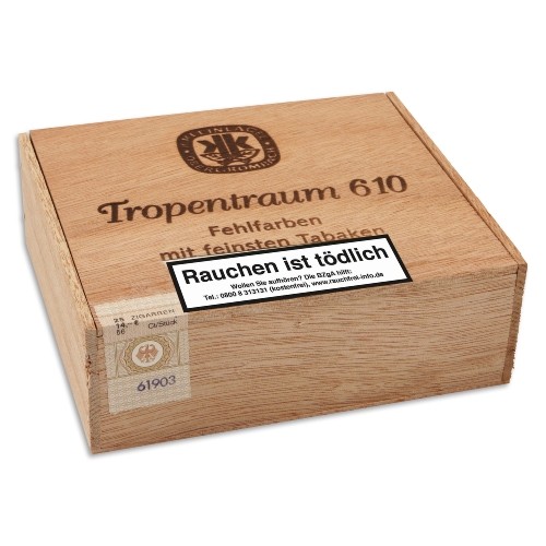 Tropentraum Nr.610 Fehlfarben Sumatra 25 Zigarren