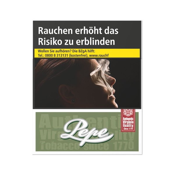 Pepe Zigaretten Rich Green ohne Zusätze (4x40)