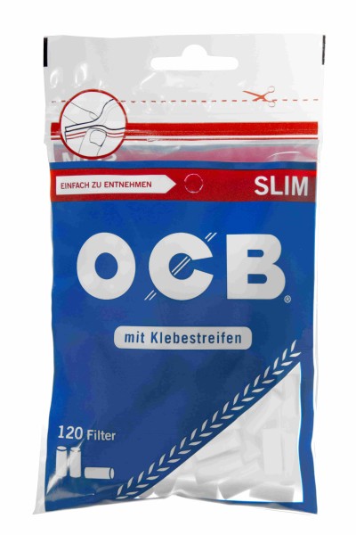 Zigarettenfilter OCB Slim Filter 1 Beutel à 120 Filter