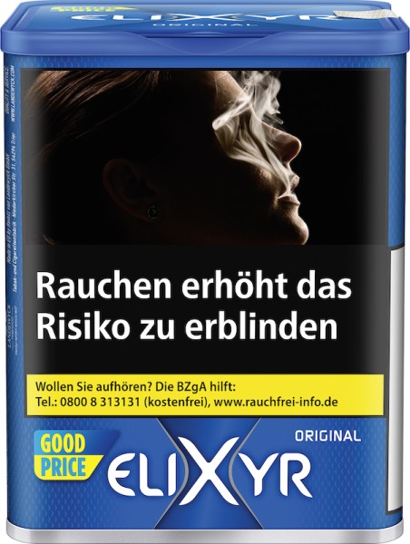 Elixyr Blue+ Zigarettentabak 115 Gramm